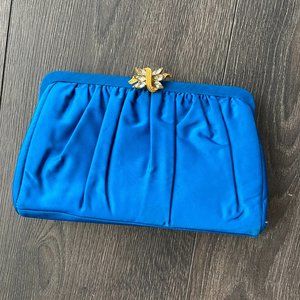 Vintage Blue Clutch
